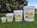 Ferafeed 213 paste for prefeeding in possum, rodent, and wallaby control - 4 different-sized containers.