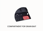 Compartment for grain bait